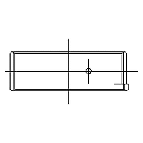 Acl 6B2960H-Std Connecting Rod Bearing (6B2960H-Std S; Tri-Metal Hardened Steel Backs; Upper & Lower), 1 Pack
