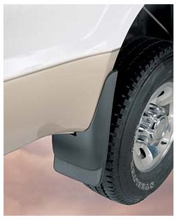 Husky Liners - Rear Mud Guards | 2007 - 2013 GMC Sierra 1500, 2007 - 2014 GMC Sierra 2500/3500, Rear Set - Black, 2 Pc. | 57801