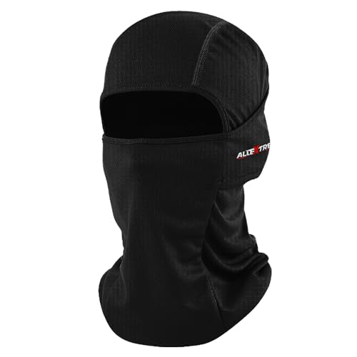 Allextreme Full Face Antipollution Balaclava Full Mask For Men Bikers Helmets Head Cap Riding Dust And Uv Protection (Black)