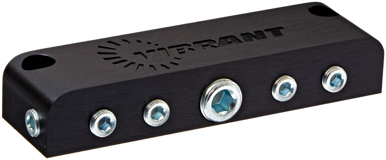 Vibrant Performance 2691 Black Anodized Aluminum Vacuum Manifold