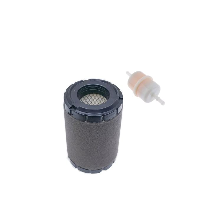 TENOMAL 99969-6763 Air & Pre Filter Combo With Fuel Filter Replace Kawasaki 11029-0034 99969-6763 Fits Kawasaki FT730V EFI FT651