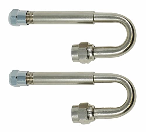 Tireminder 180 Degree Angled Valve Extender, 2 Pack