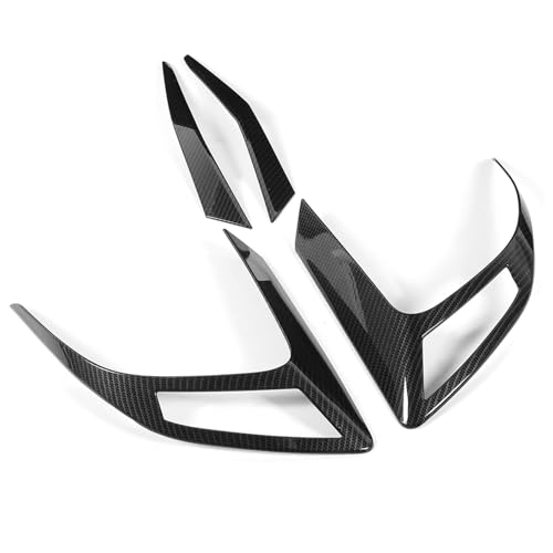 Taillight Trim, 4Pcs Carbon Fiber Exterior Rear Tail Light Trim Cover Decor Fit For 1Th 216-219