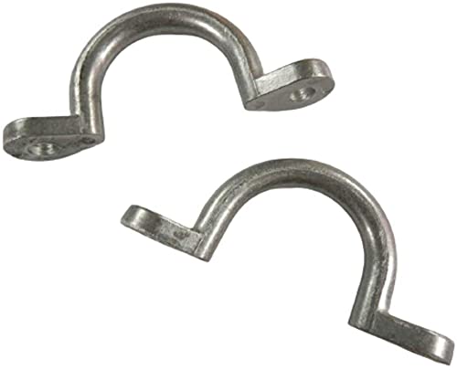 Hcllps Replace Trailer Tie Loop 2' I.D. Aluminum Bolt-On Lashing Rope Tie Down Ring Horse (2 Pack)