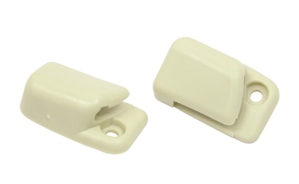 Sun Visor Clips, Fits Beetle 68-79, Ivory, Pair, Compatible With Dune Buggy