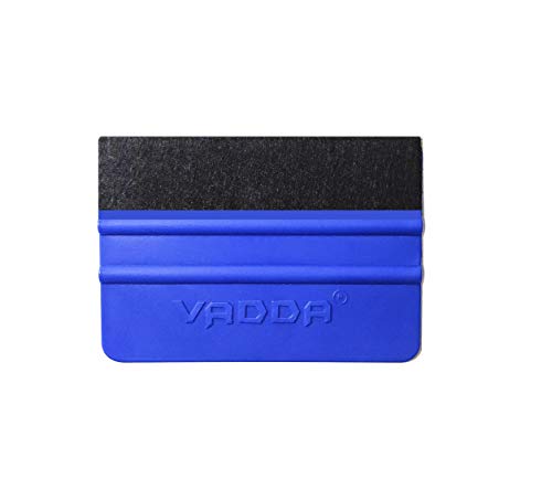 Vadda Vinyl Plastic Car Squeegee Decal Wrap Applicator Soft Felt Edge Scraper (Pack Of 1)