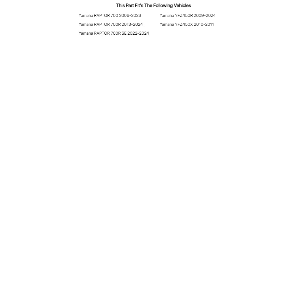 Renthal Front Sprocket 13 Tooth For Yamaha Raptor 700 2006-2021