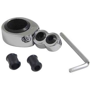 Motion Pro 11-0044 1 To 1-1/8 I.D. Dual Throttle/Clutch Cable Clamp For Harley-Davidson