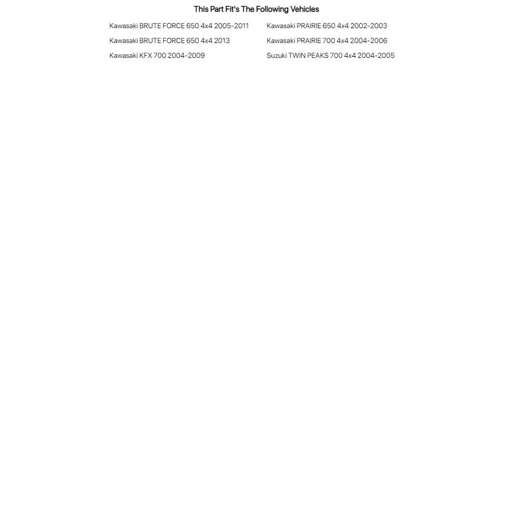 Motion Pro Throttle Cable For Kawasaki Prairie 650 4X4 2002-2003