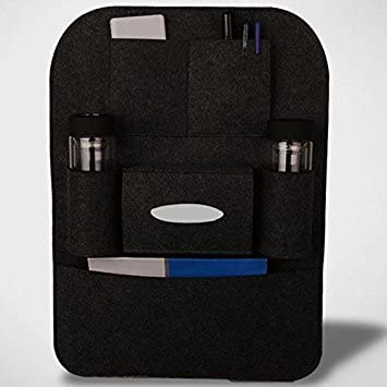 GlobalNiche Auto Seat Back MultiPocket Storage Bag Organizer Holder Accessory Black