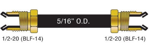 Ags Pa572 Steel Brake Line Kit