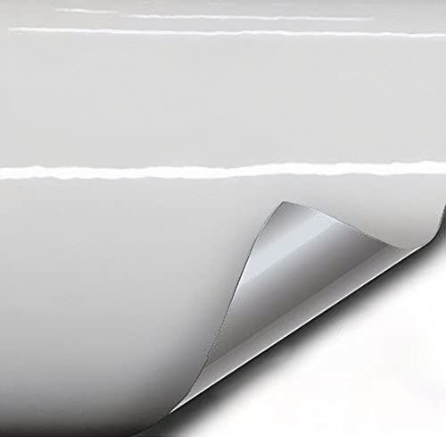 Vvivid White Gloss Vinyl Wrap Roll With Air Release Technology (8Ft X 5Ft)