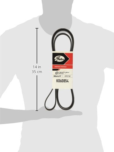 Gates K060854 Micro-V Serpentine Drive Belt