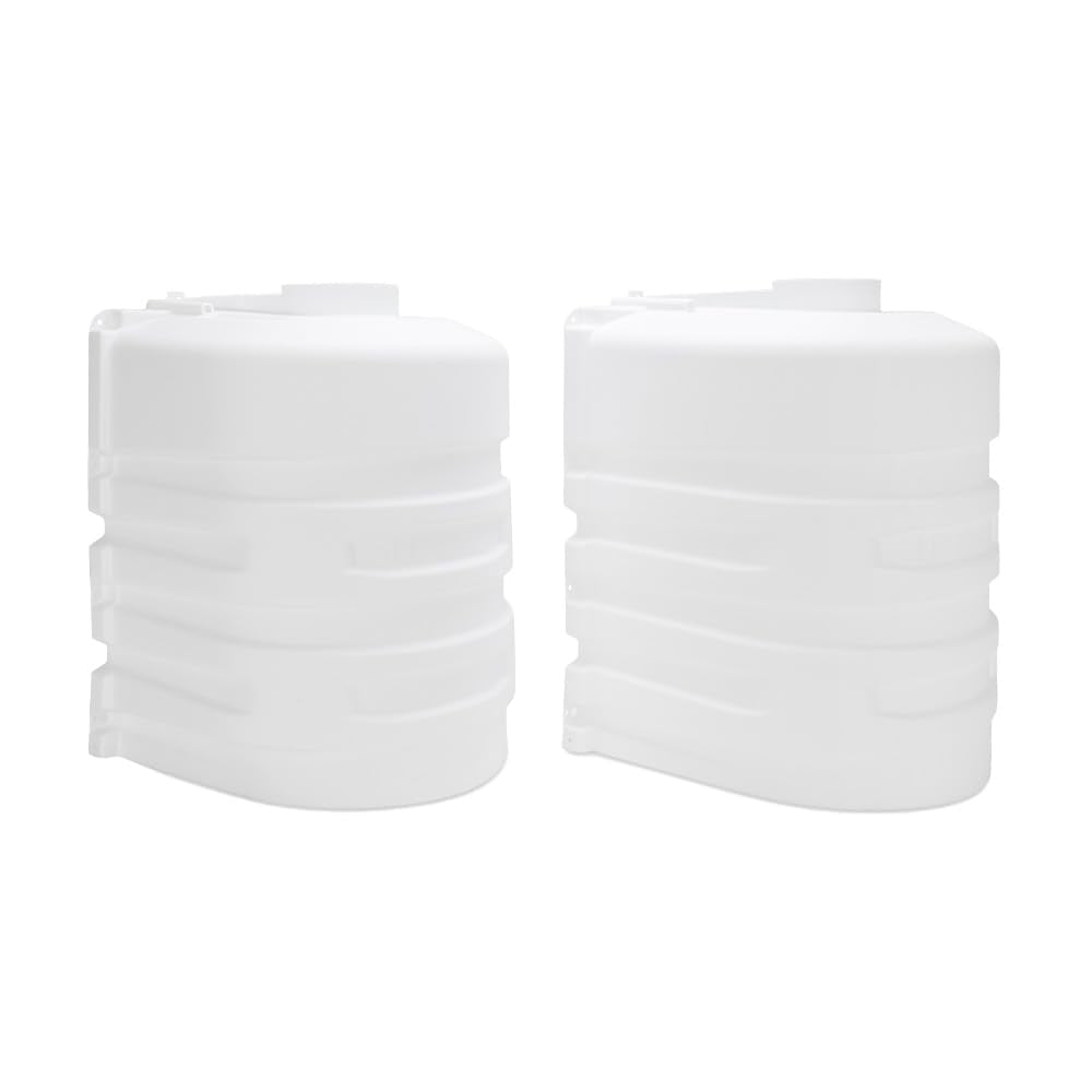 Camco 50503 Double RV Propane Tank Cover - 20 lb., White