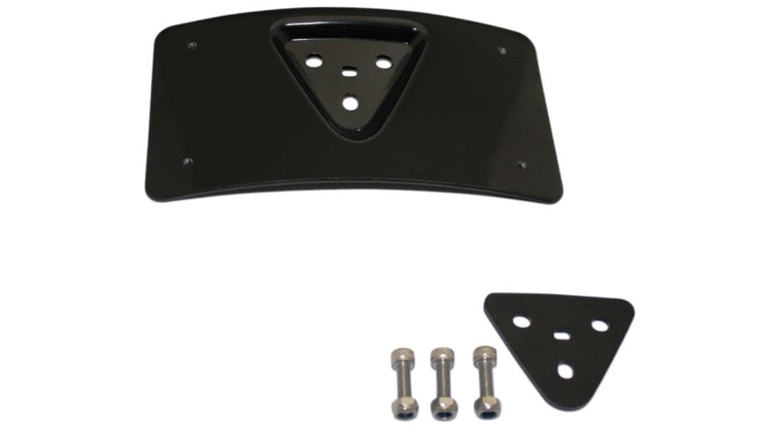 Custom Dynamics Cd-Pfm-B License Plate Mount (Gloss Black Radius For 1984-2016 Harley-Davidson Models)