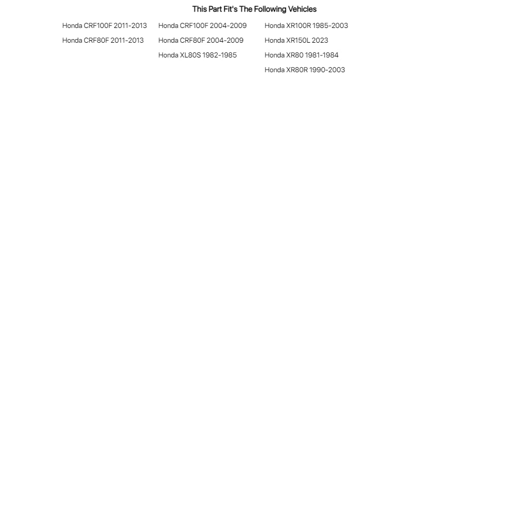 Tusk Folding Shift Lever Black/Red Tip - Fits: Honda Crf100F 2004-2009