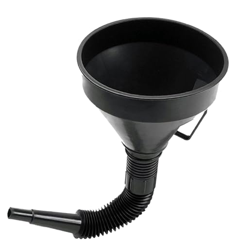 Inditrust 2 In 1 Plastic Funnel Can Spout For Oil | Water | Fuel | Petrol | Diesel | Gasoline For Cars | Bikes | Trucks