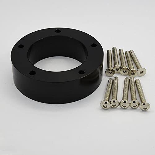 1.0' Steering Wheel Hub Adapter Extension Spacer 5 bolt Black