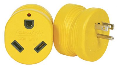 Powergrip - Adapter 15A M/30A F 125V/1875W (Card) Cetl 55223 Camco