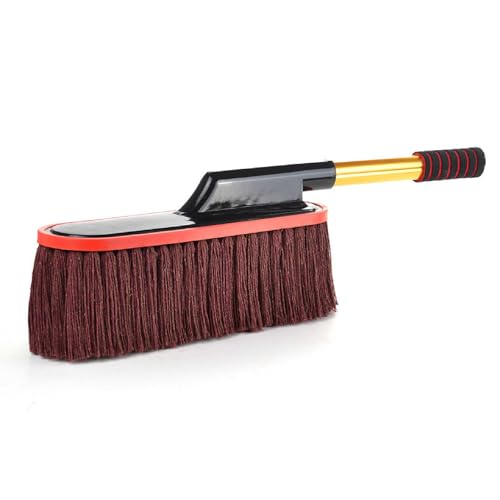 Jvcv Microfiber Car Duster Brush With Extendable Handle Scratch Free Soft Car Brush Kit For Cars Truck Suv Office Home Kitchen M