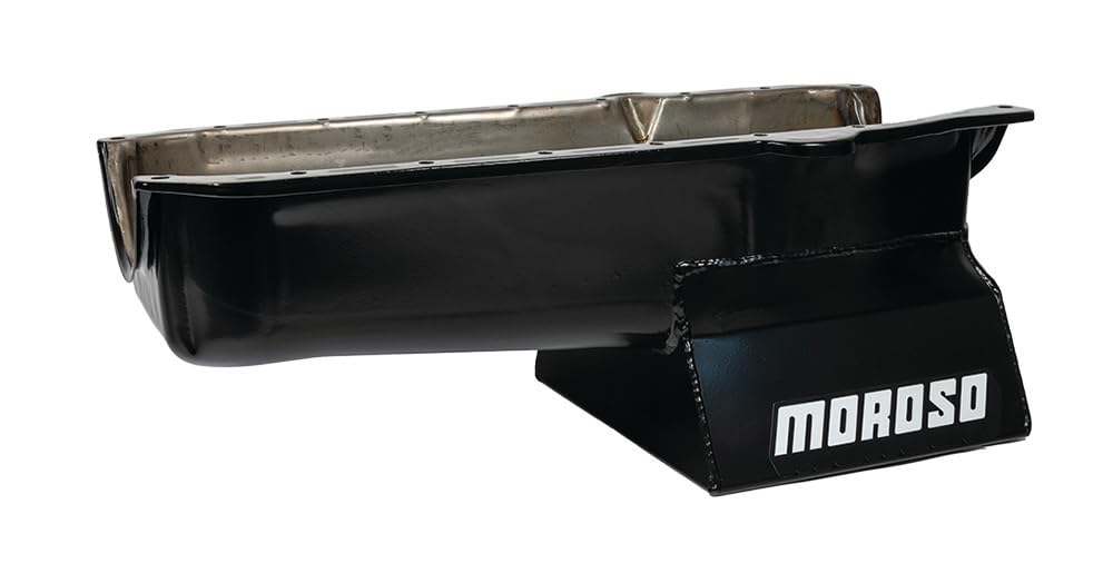 Moroso 20205 8.25 Oil Pan For Chevy Small-Block Engines With Passenger-Side Dipstick