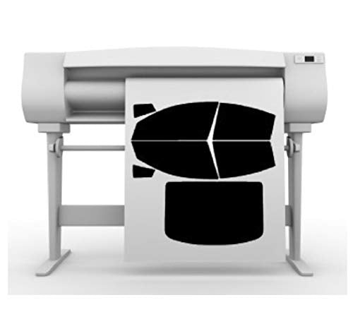 True Line Automotive Custom Size Precut Window Tint - Easy to Apply DIY Pre Cut Tint Kit, UV Protection & Car Styling (Full Kit)