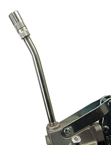 Alemite 500 Grease Gun - 10,000 psi, 1 oz/21 Strokes, 16 oz Bulk/14 oz Cartridge, Factory Color, One Size