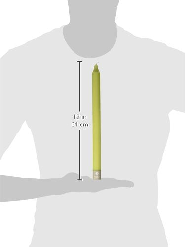 Northern Lights Candles Premium Tapers 12'' 12Pk - New Leaf - 72787