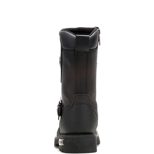 Harley-Davidson Men's Shift Leather Motorcycle Casual Boots, 10.5 M, Black, Model D95122