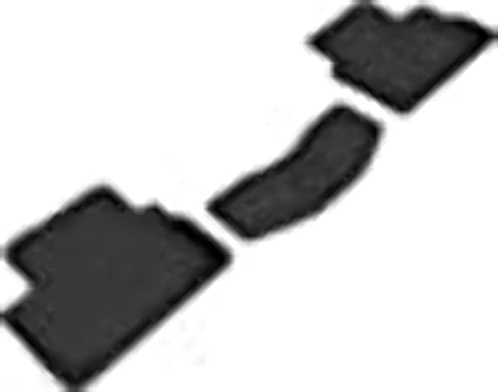 3D Maxpider Custom Fit Kagu Floor Mat (Black) Compatible With Volvo S60 / V60 / V60 Cross Country 2019-2025 - Second Row