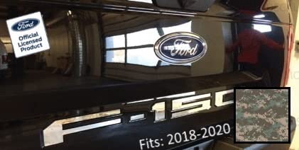 Decal Mods Tailgate Insert Decals Letters Inlays Indent Stickers (Thin) For Ford F150 (2018-2020) (Digital Camo Acu Generic) - F