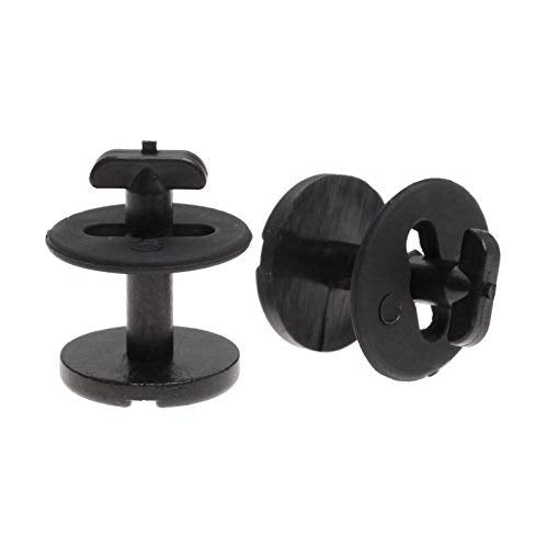 Mtsooning 10PCS Car Floor Mat Lock Clips, Anti-Slip Fixing Retainers, Black Carpet Clamps Buckles Replacement for BMW 3 5 7 E36 E46 E38 E39