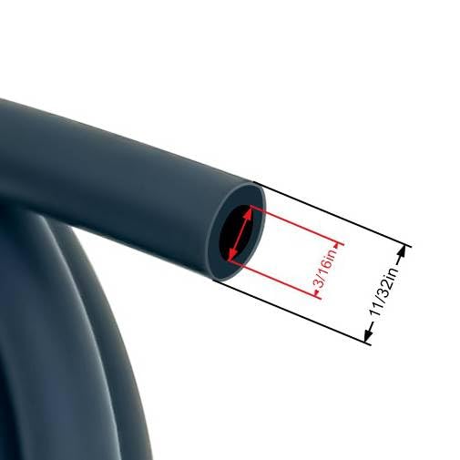 Strongthium 3/16 Fuel Line Hose Set With 10 Pieces Clamps Rubber Gas Tube For Atv Go-Carts Mini Bikes 196Cc 212Cc 6.5Hp 5.5Hp 8Hp 9Hp 11Hp 13Hp Small Engines Generators