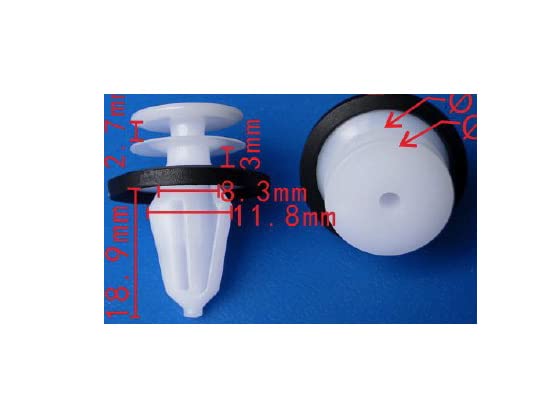 Autobahn88 Retainer Clip For Door Trim Molding, Compatible With Ford (Oem: W713297S300) (Pack Of 20)