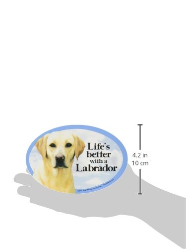 Prismatix Decal Cat And Dog Magnets, Lab Retriever, Yellow