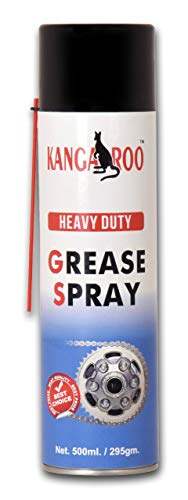 Kangaroo Liquid Grease Spray (Heavy Duty) 500 Ml | I High Viscous I Lubricates I Frees Sticky Mechanism I Reduces Squeaky Noise