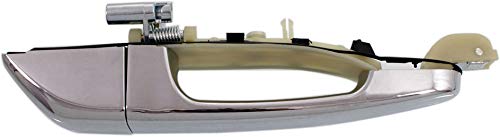 Evan Fischer Exterior Door Handle Compatible with 2006-2012 Kia Sedona, Fits 2007-2008 Hyundai Entourage Rear, Passenger Side - Side Sliding Door Partslink HY1521116