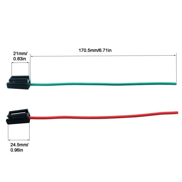 170073 Pigtail Harness Cable Wires for HEI Distributor Battery and Tachometer Wiring 12V Ignition Coil Tach Wire Connector Acces