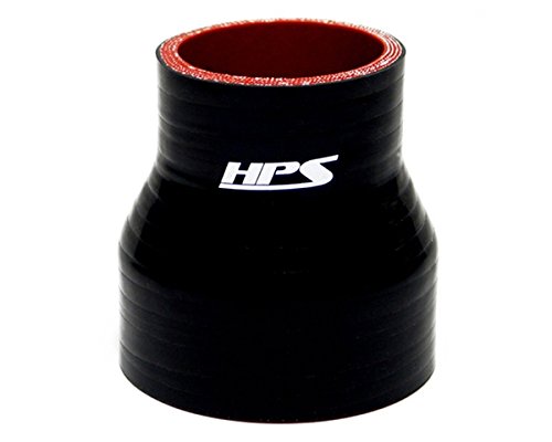 Hps 2 1/8' - 2 1/4' (54Mm - 57Mm) Reducer Coupler Silicone Hose Black
