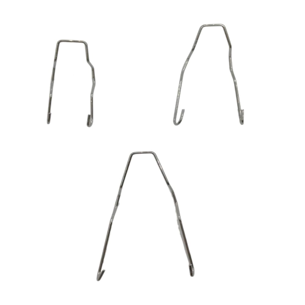 Dskoiph 9 Pcs Bulb Universal Car Headlight Clamp Bulb Retaining Spring Clips For H1/ H3 /H4 /H7 Headlamp Dip Bulb Hoder