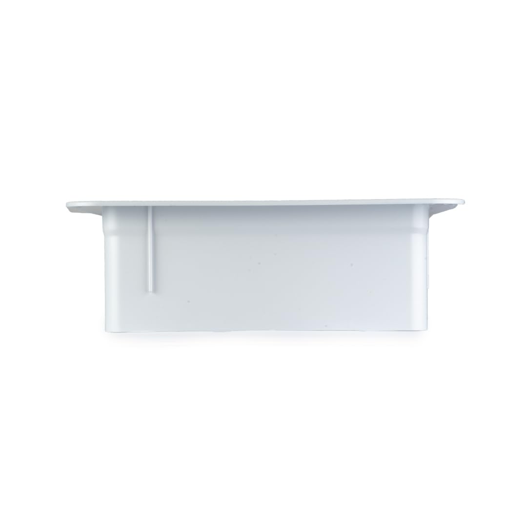 Heng'S Industries Interior White Garnish | Great For Rvs, Campers, Motorhomes | 5'' Vertical Leg | 16'' X 16'' Openings | 90104B