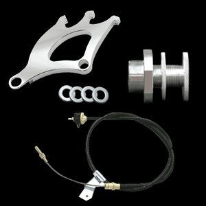 Upr 1979-1995 Mustang Clutch Cable, Quadrant & Firewall Adjuster Kit