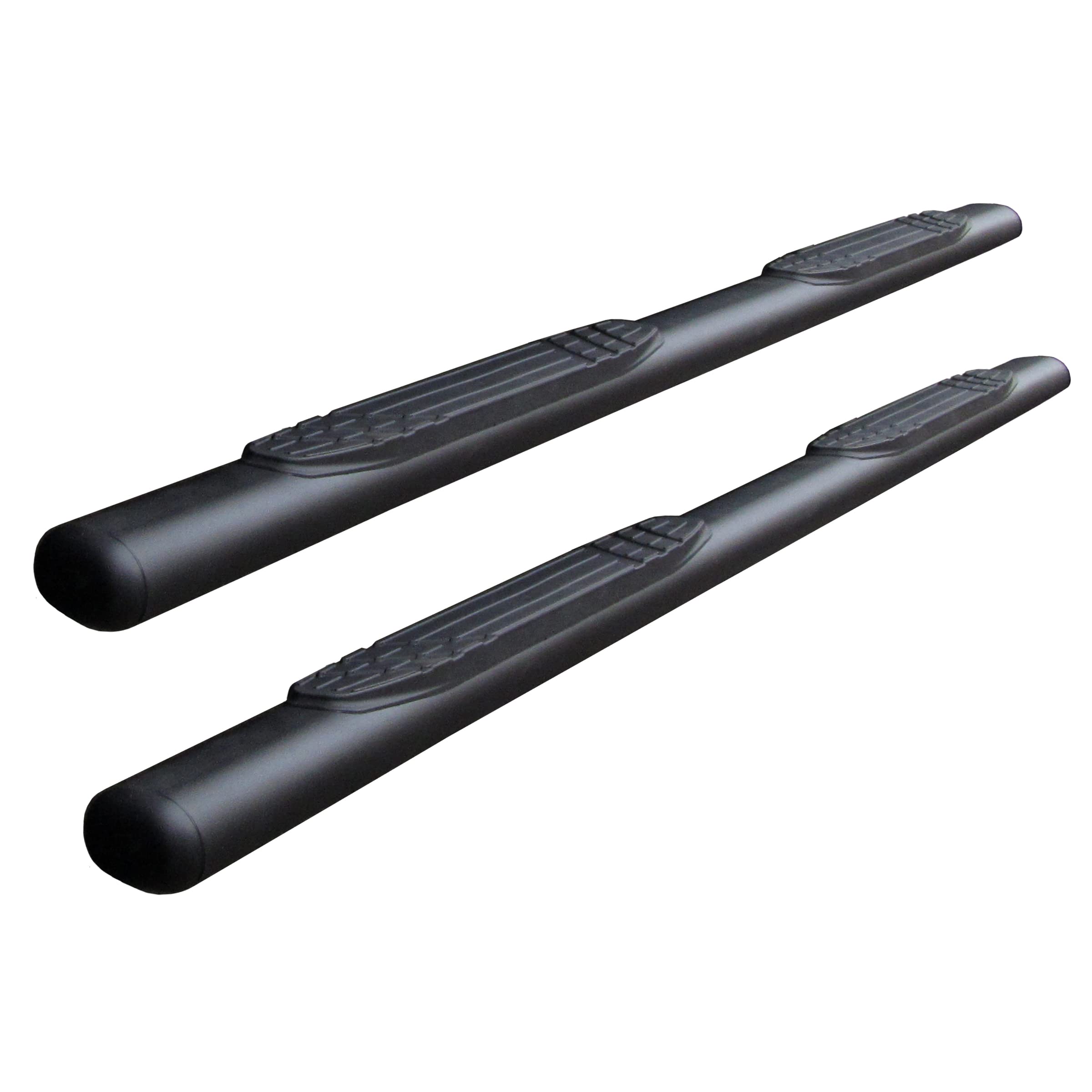 Go Rhino 10487T 4 1000 Series Oval Side Steps - Boards Only For 99-24 Ram, Gmc, Ford, Nissan, Toyota, Jeep, Chevrolet, Dodge