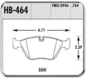 Hawk Performance Hb464F.764 Hps Performance Ceramic Brake Pad