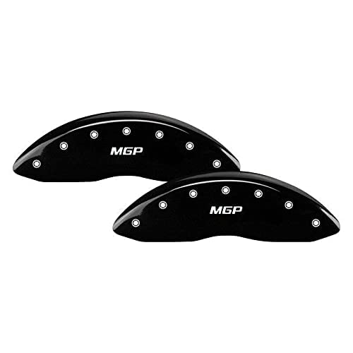 Mgp Caliper 16244Smgpb Caliper Covers With Engraving Full Kit For 2019 Toyota Camry, Gloss Black - Set Of 4