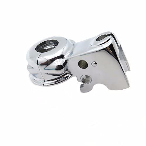 Xkmt-Chrome Clutch Lever Mount Bracket Clutch Bracket Compatible With Harley 2008-Later Dyna / 2008-2014 Softail (Street Bob Fxd