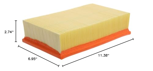 Fram Extra Guard Ca11876 Replacement Engine Air Filter For Select Volkswagen And Audi Models, Provides Up To 12 Months Or 12,000