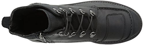 Harley-Davidson Men's Hagerman Leather Motorcycle Wedge Boot, Size 12, Black, Model D93469