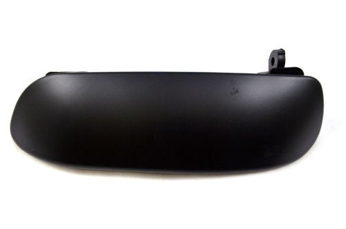 Pt Auto Warehouse Fo-3086S-Fl - Outside Exterior Outer Door Handle, Smooth Black - Driver Side