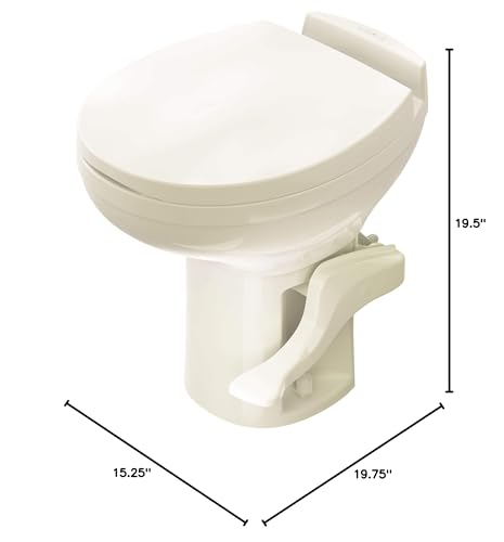 Aqua-Magic Residence Rv Toilet / High Profile / Bone - Thetford 42171